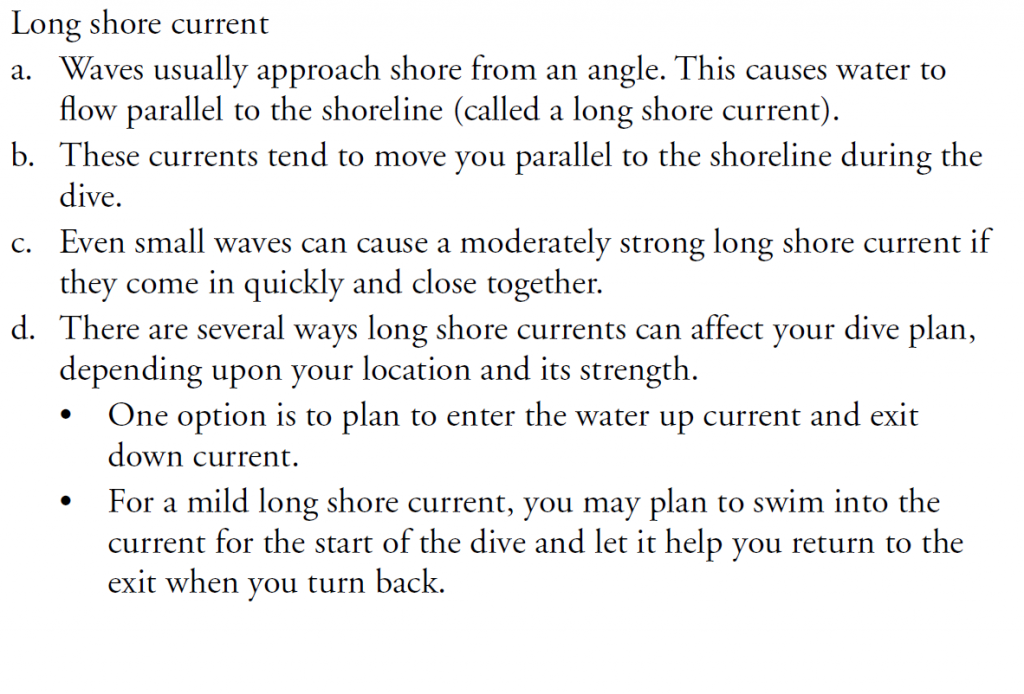 Long Shore current